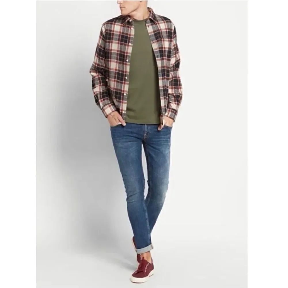 NUDIE Long John Television Blue Jeans